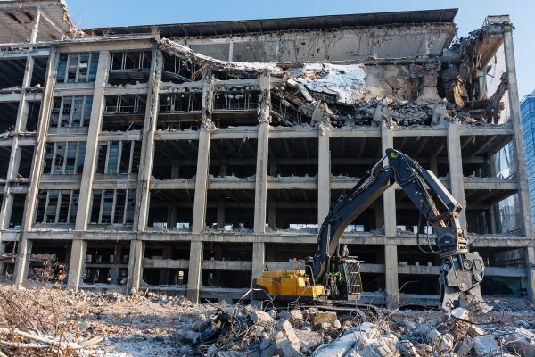 Commercial Building Demolition in La Porte