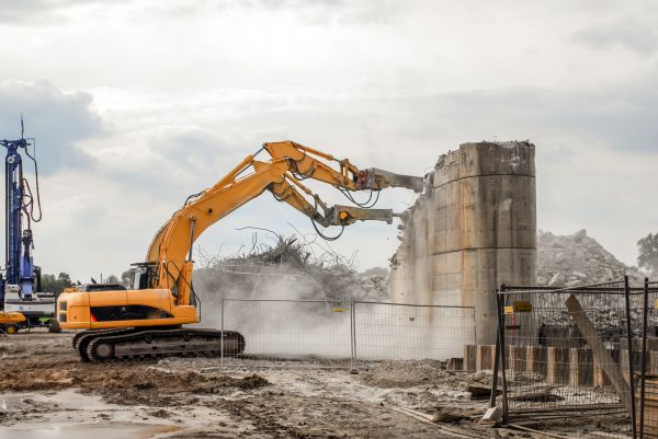 Silo Demolition in La Porte