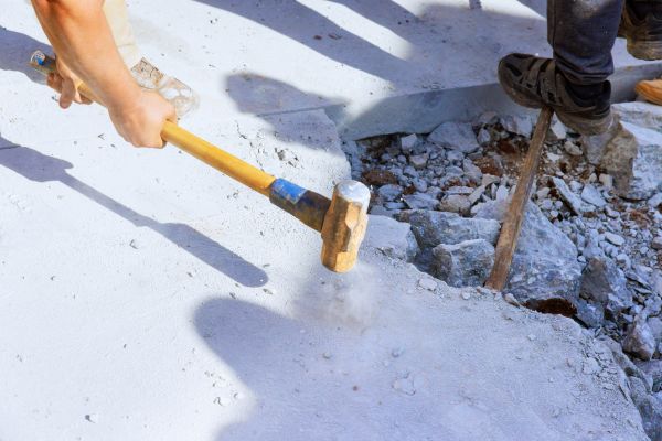 Concrete Pavement Demolition in La Porte